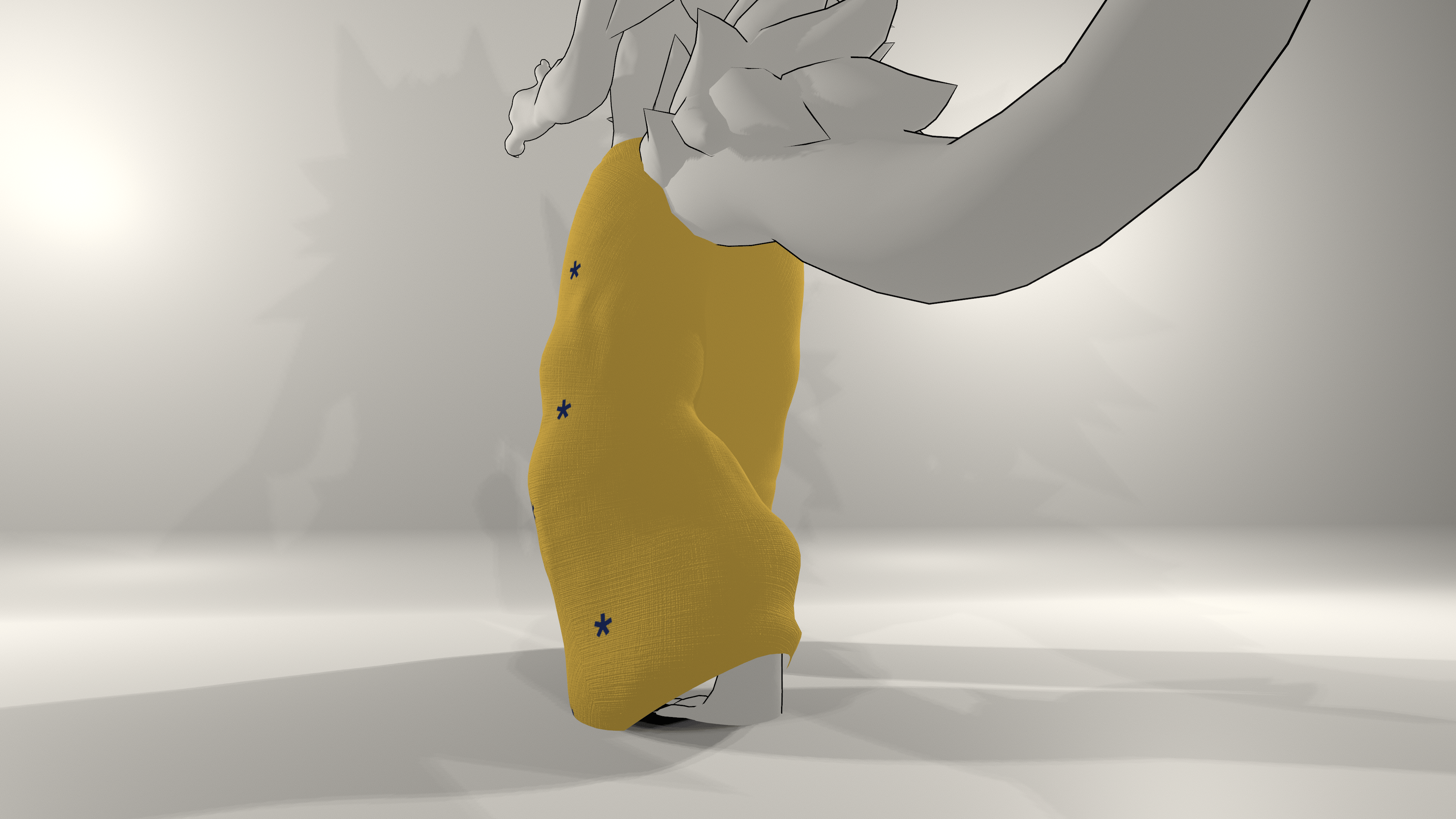 Yellow Star Sweatpants (Novabeast)