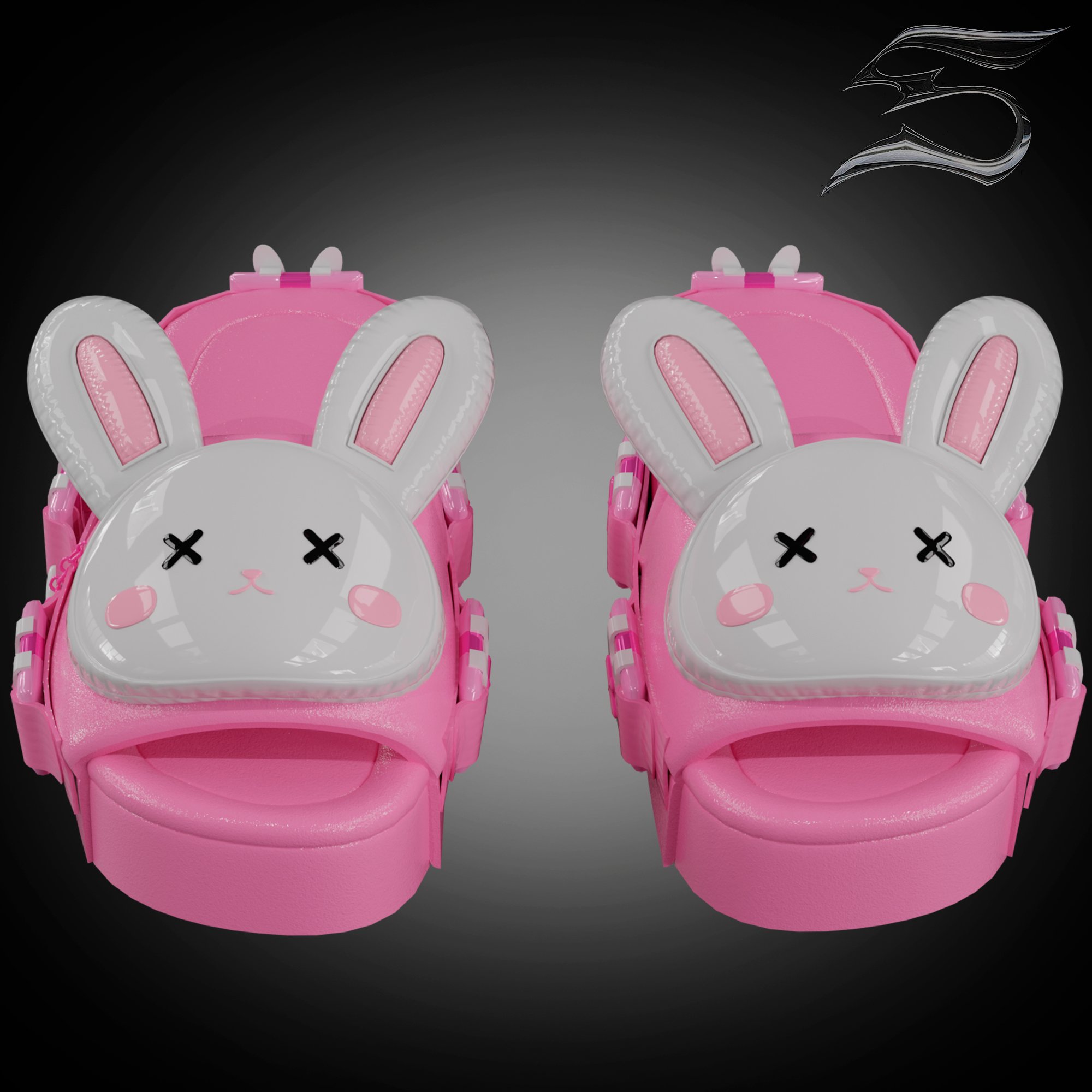 Bunny Party Flip flops (personal and commercial)