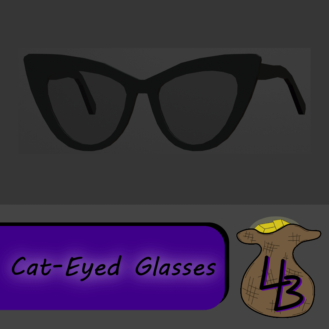 Cat-Eyed Glasses