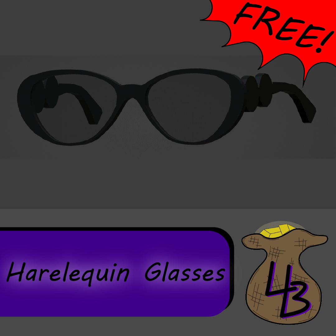 Harlequin Glasses - FREE