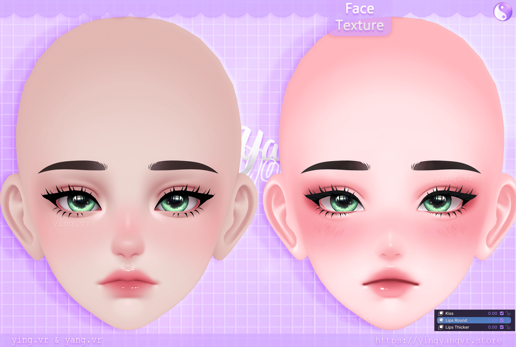 Face Texture - Amelia Head