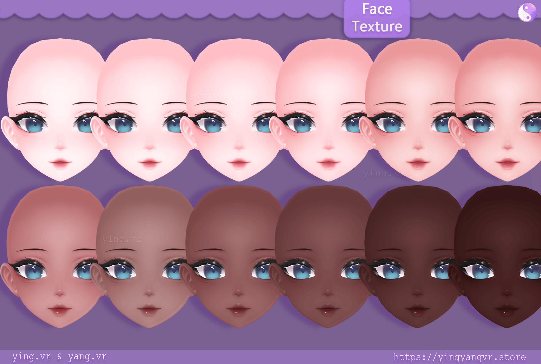 Face Texture - Starlight Head