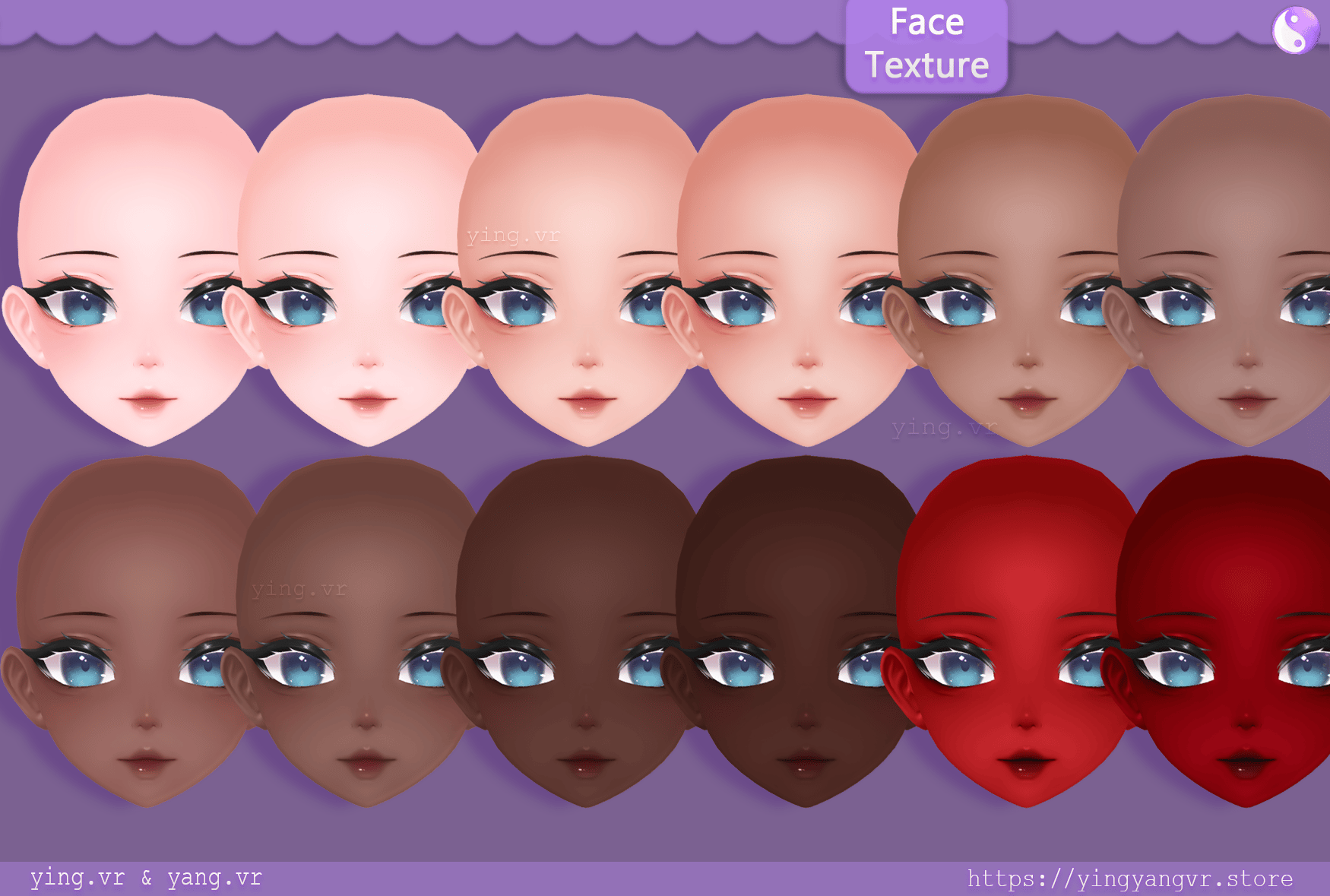 Face Texture - Starlight Head