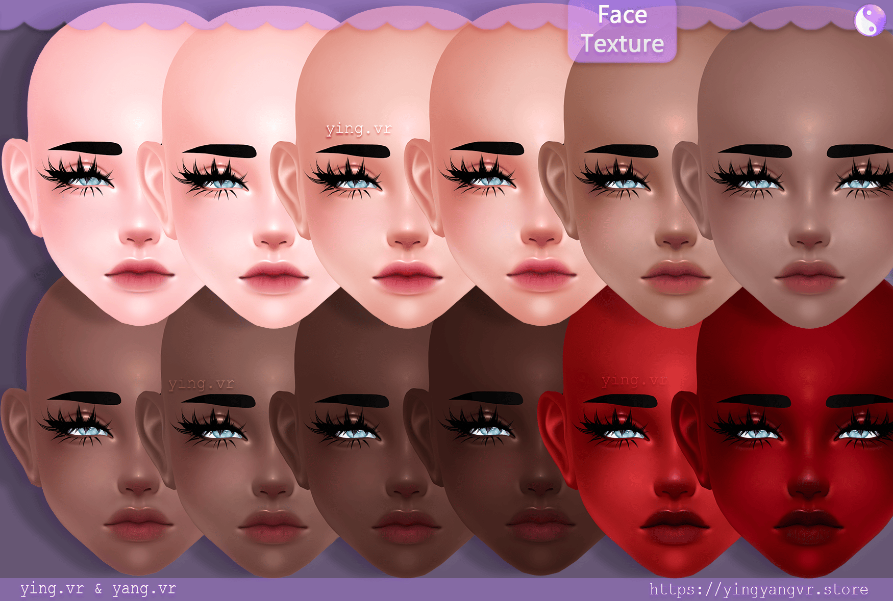 Face Texture / Amour Head