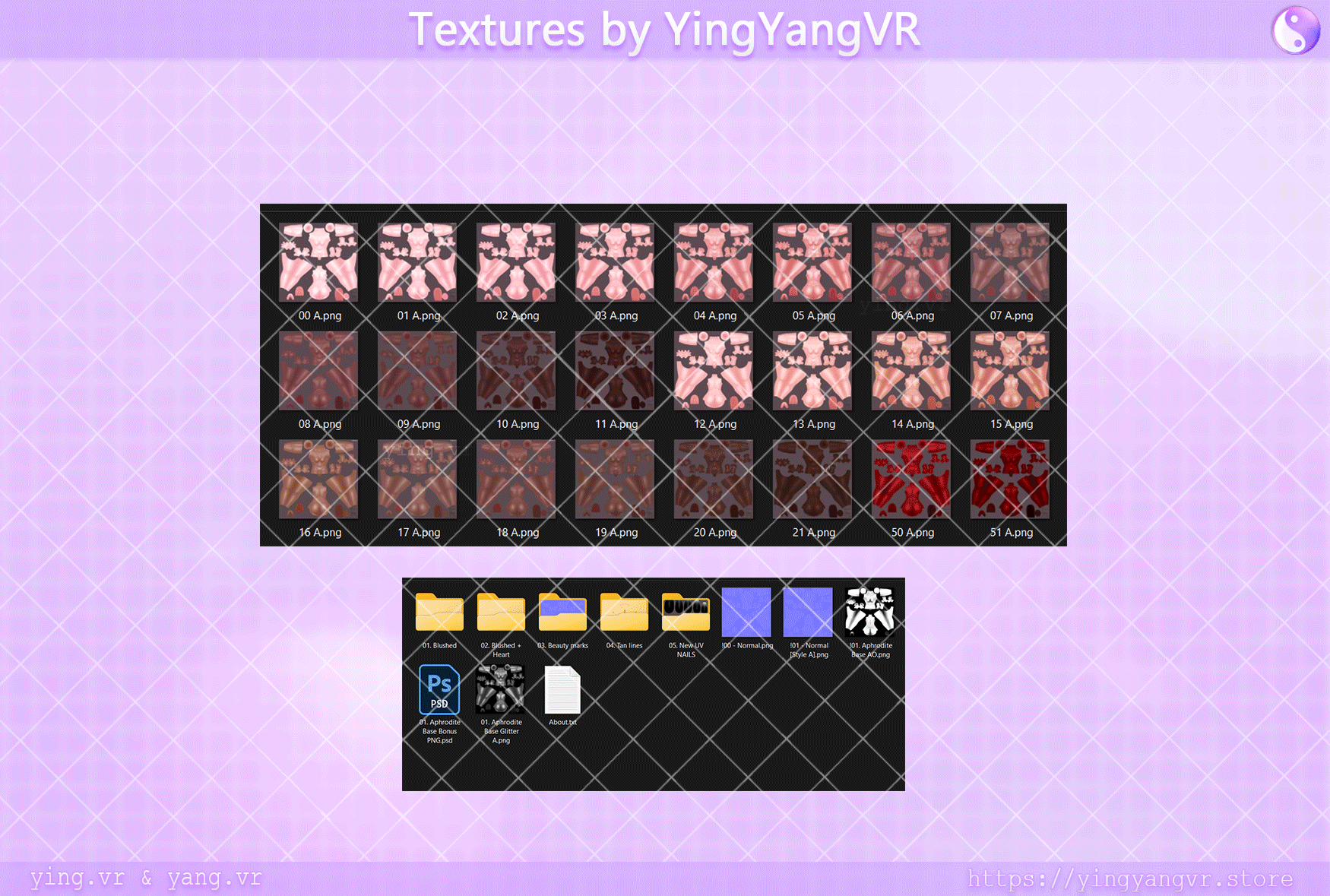 Skin Texture Pack - Aphrodite Base