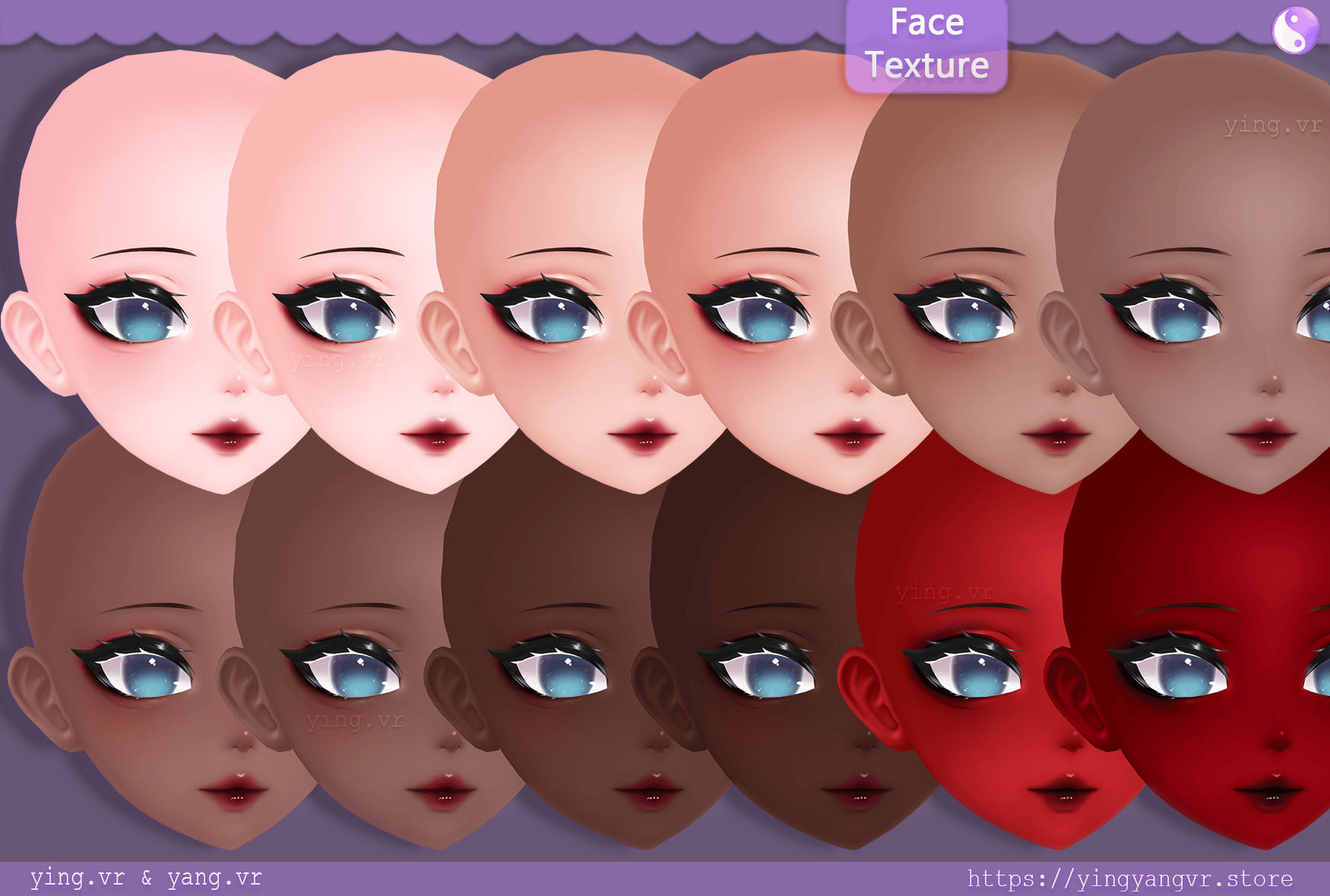 Face Texture - Starlight Head v2