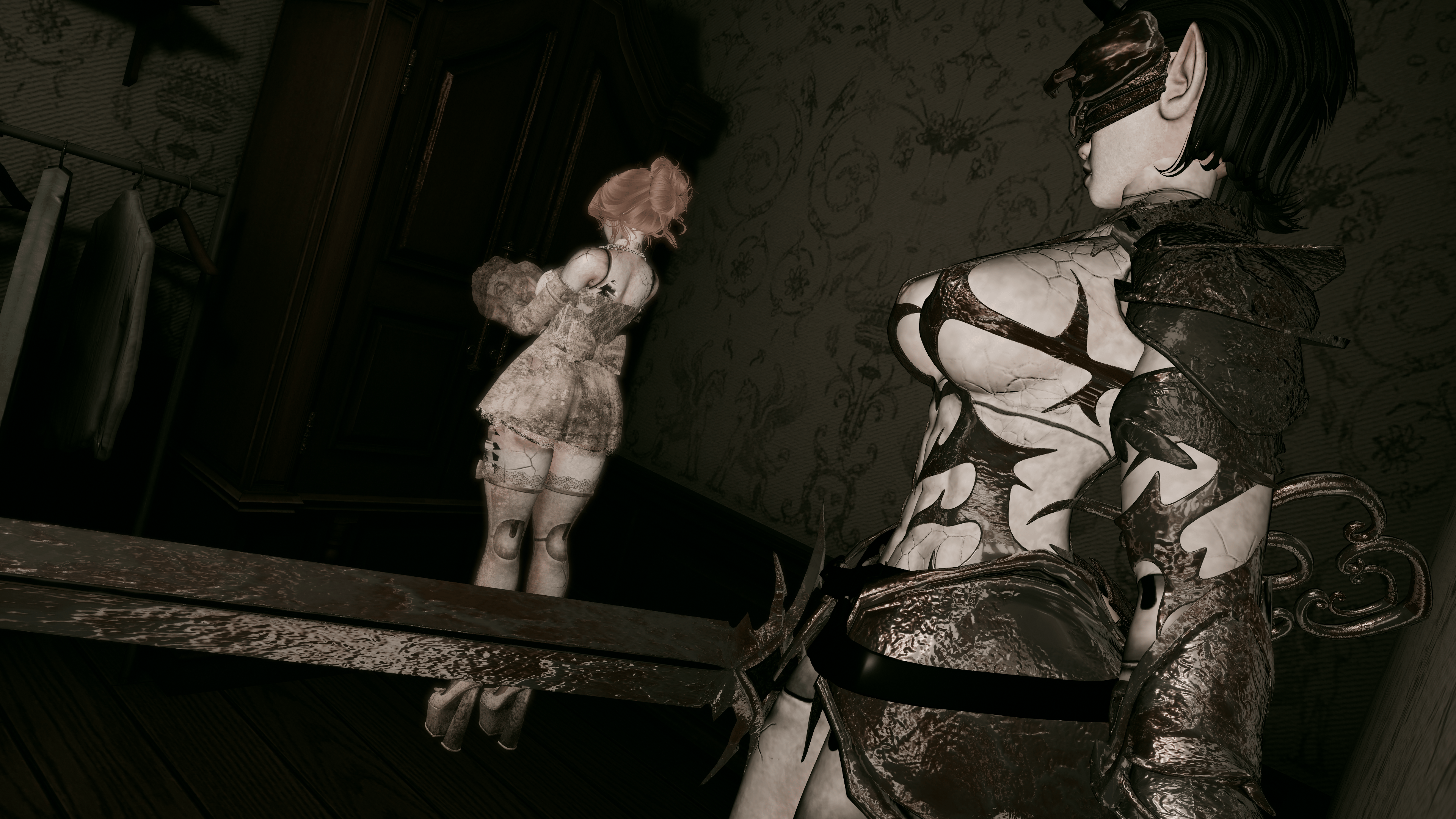 Clara & Rowena the Broken Dolls
