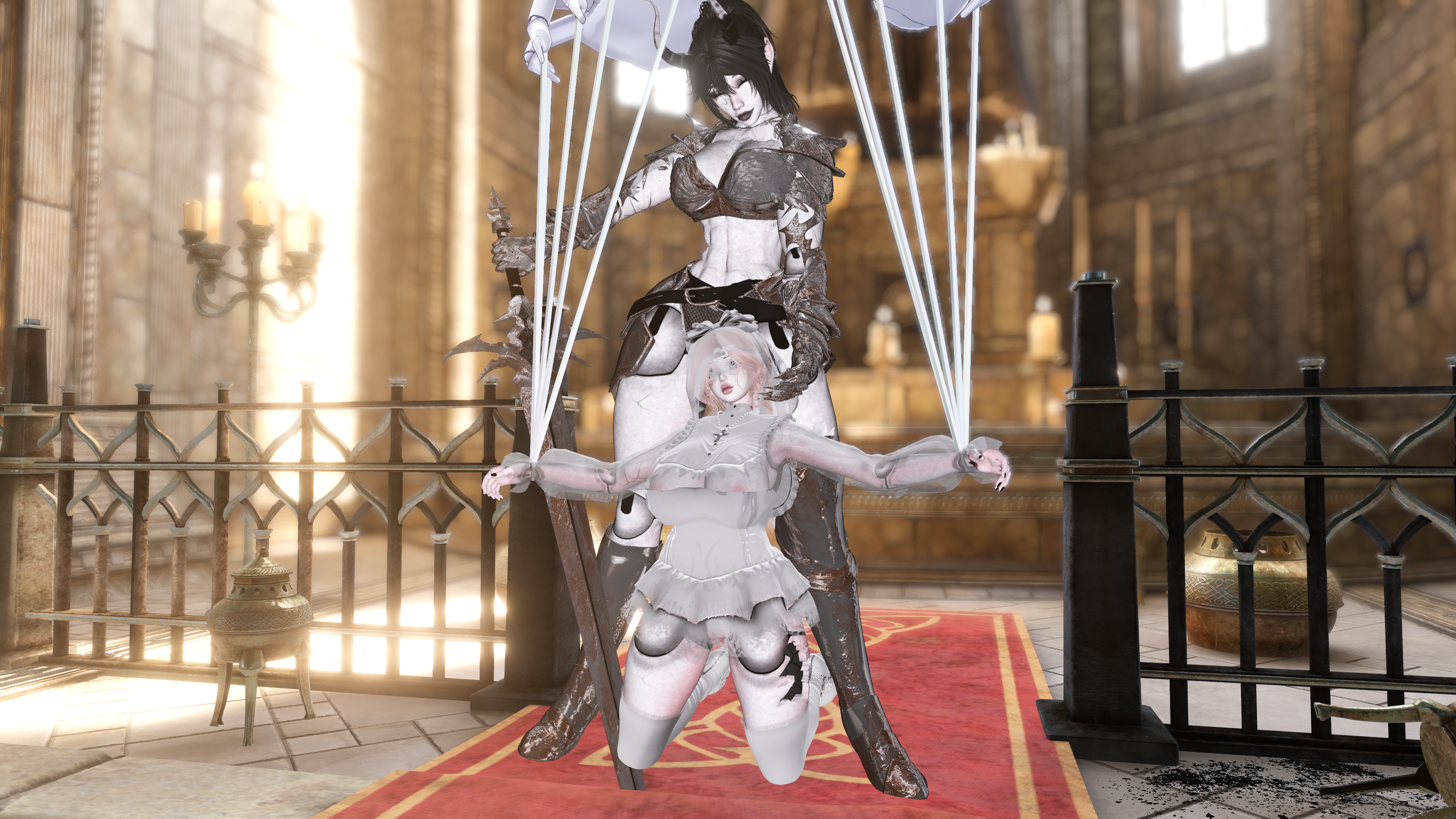 Clara & Rowena the Broken Dolls