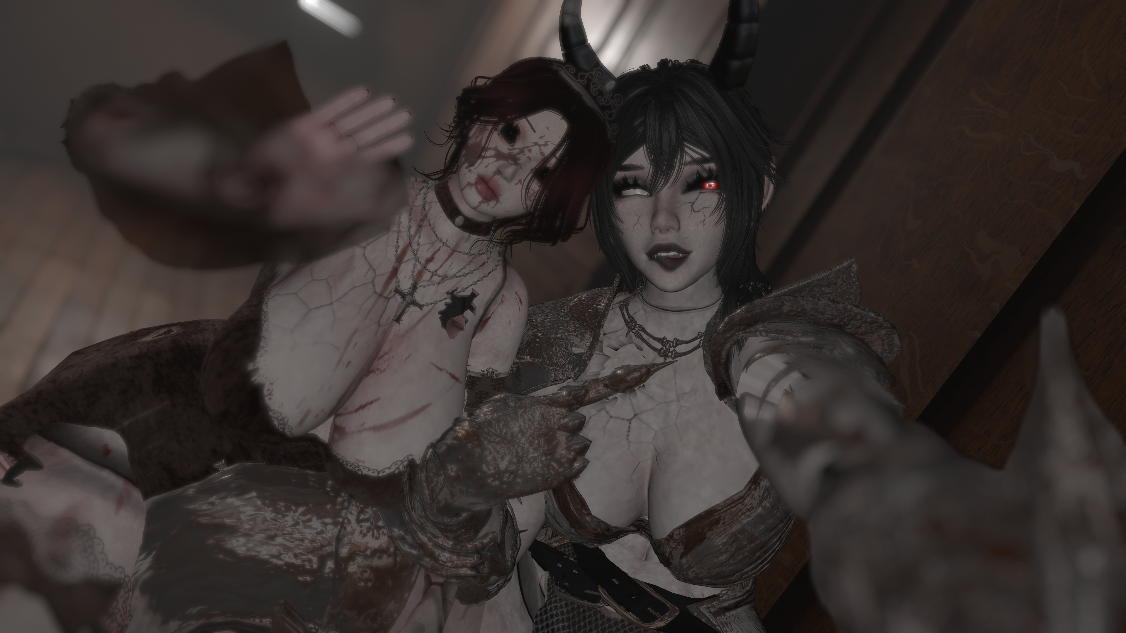 Clara & Rowena the Broken Dolls