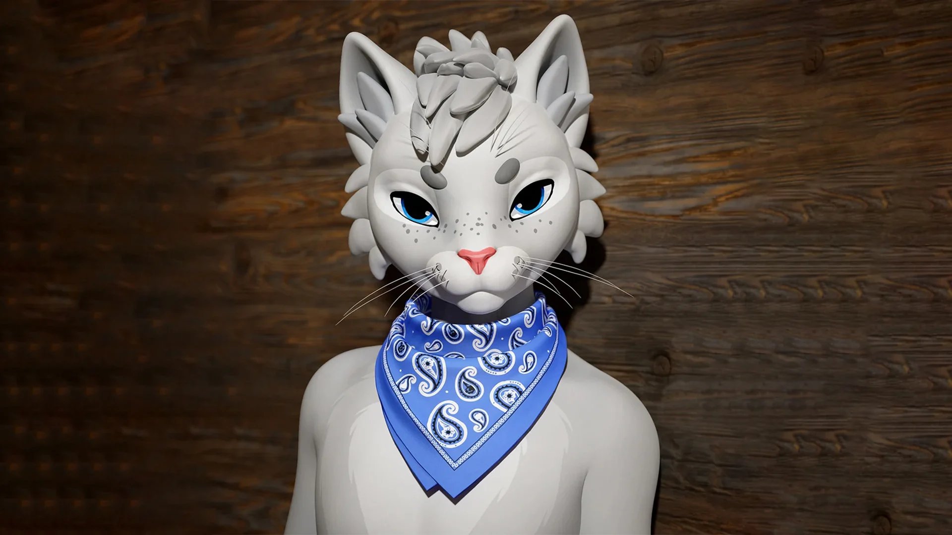 Winterpaw's Bandana ~ VR Avatar Asset
