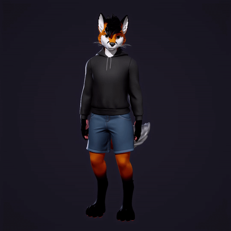 Winterpaw's Floofy Tail ~ VR Avatar Asset