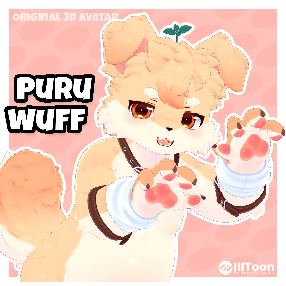 Puruwuff |  Furry Dog Avatar [VRChat / VRM]