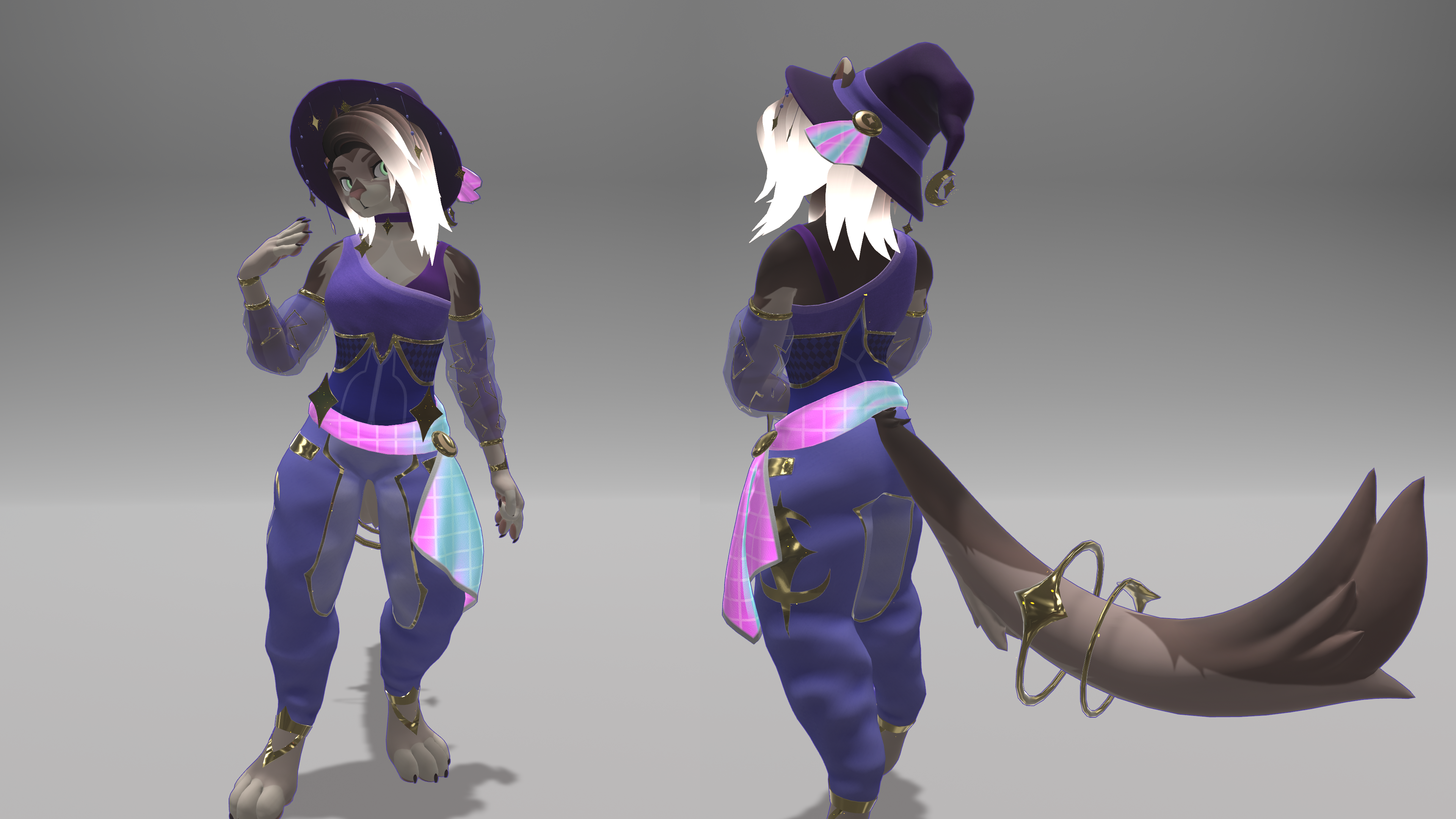 Faelyn Dream Witch Outfit and Texture - Furality Somna