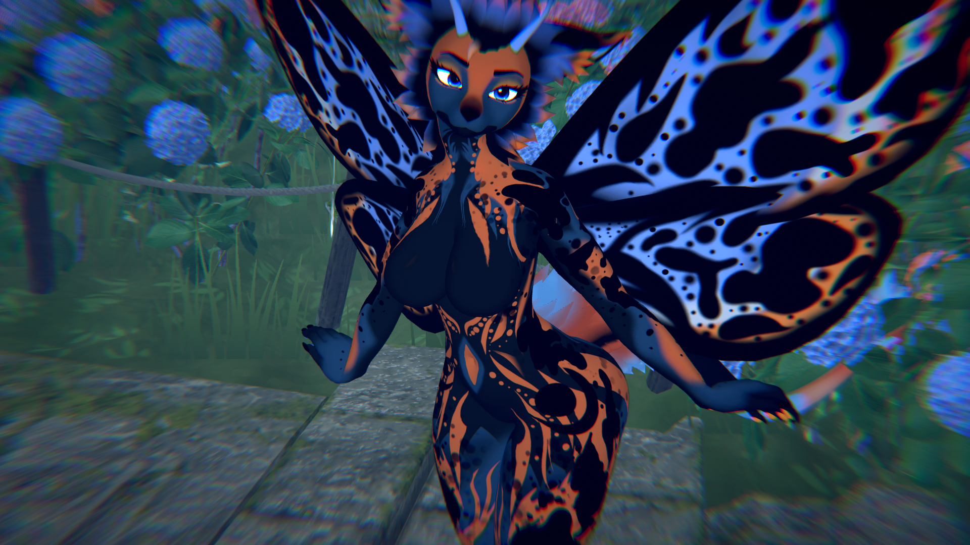 Silent In Moonlight - Fox Moth Texture