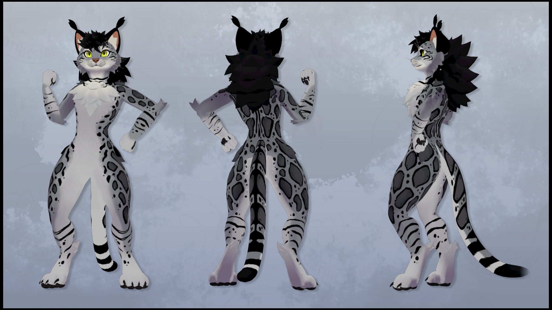 Meowper Texture - Bengal - Silver
