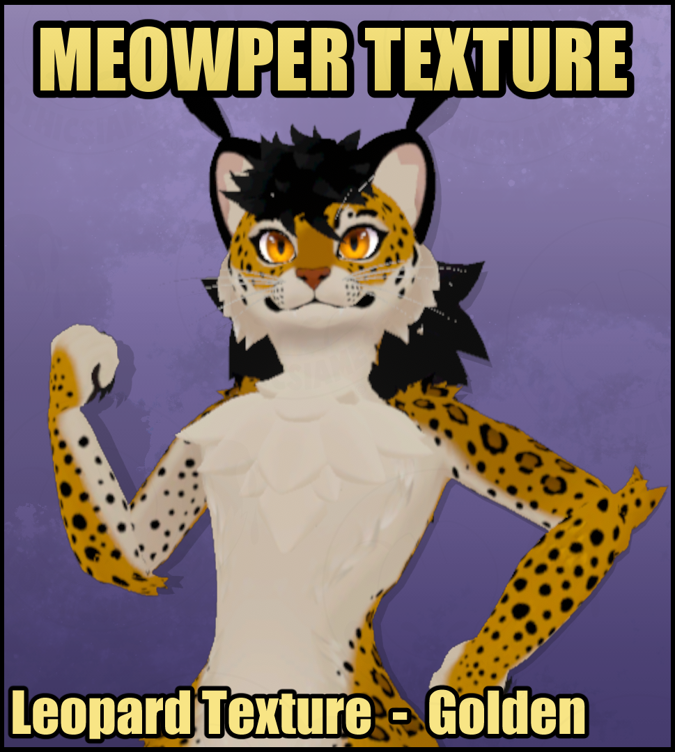 Meowper Texture - Leopard - Golden