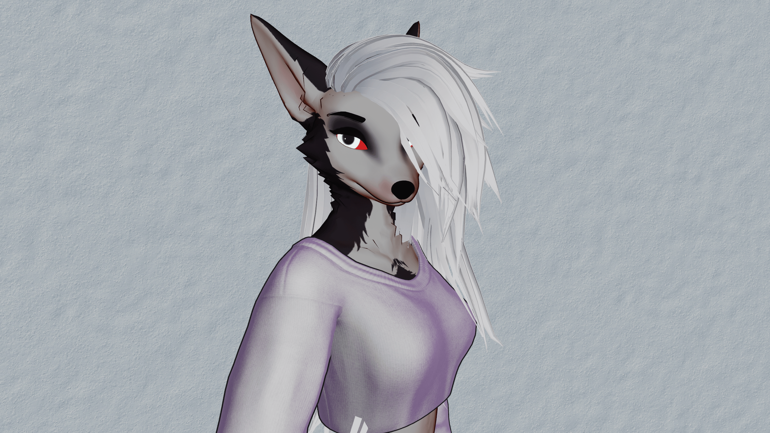 Loona Manned Wolf Lady by Nechromaxyz texture