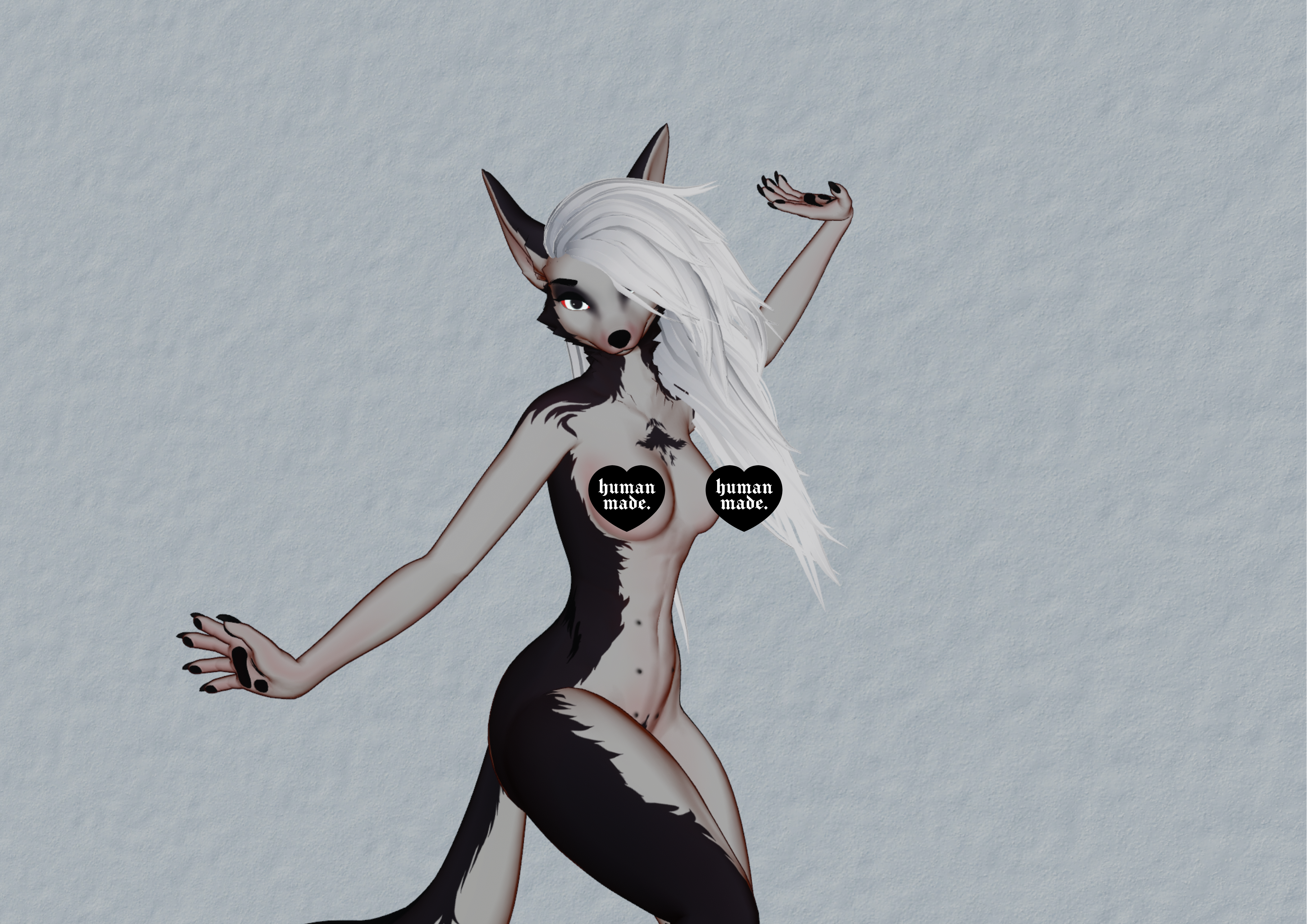 Loona Manned Wolf Lady by Nechromaxyz texture