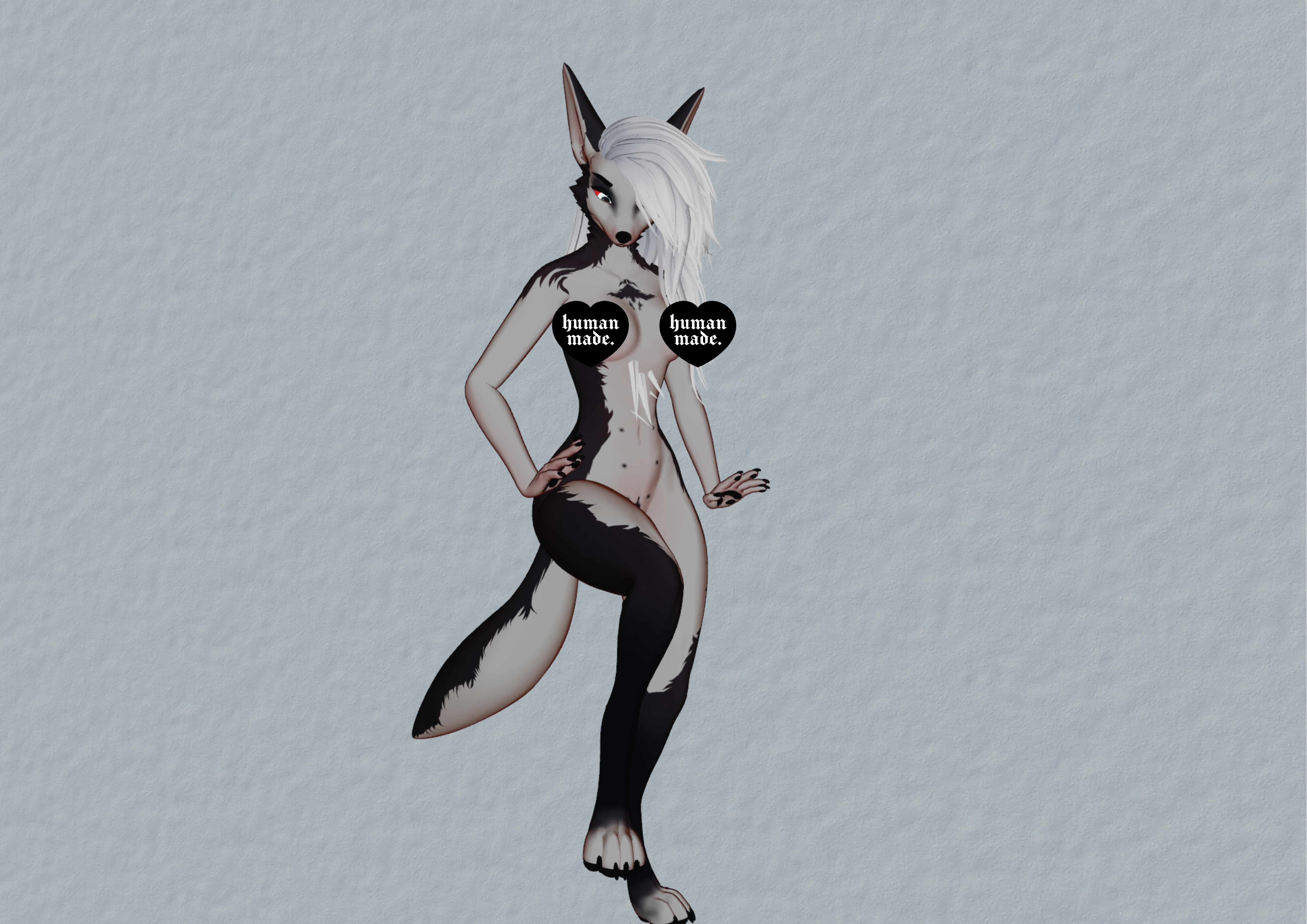 Loona Manned Wolf Lady by Nechromaxyz texture