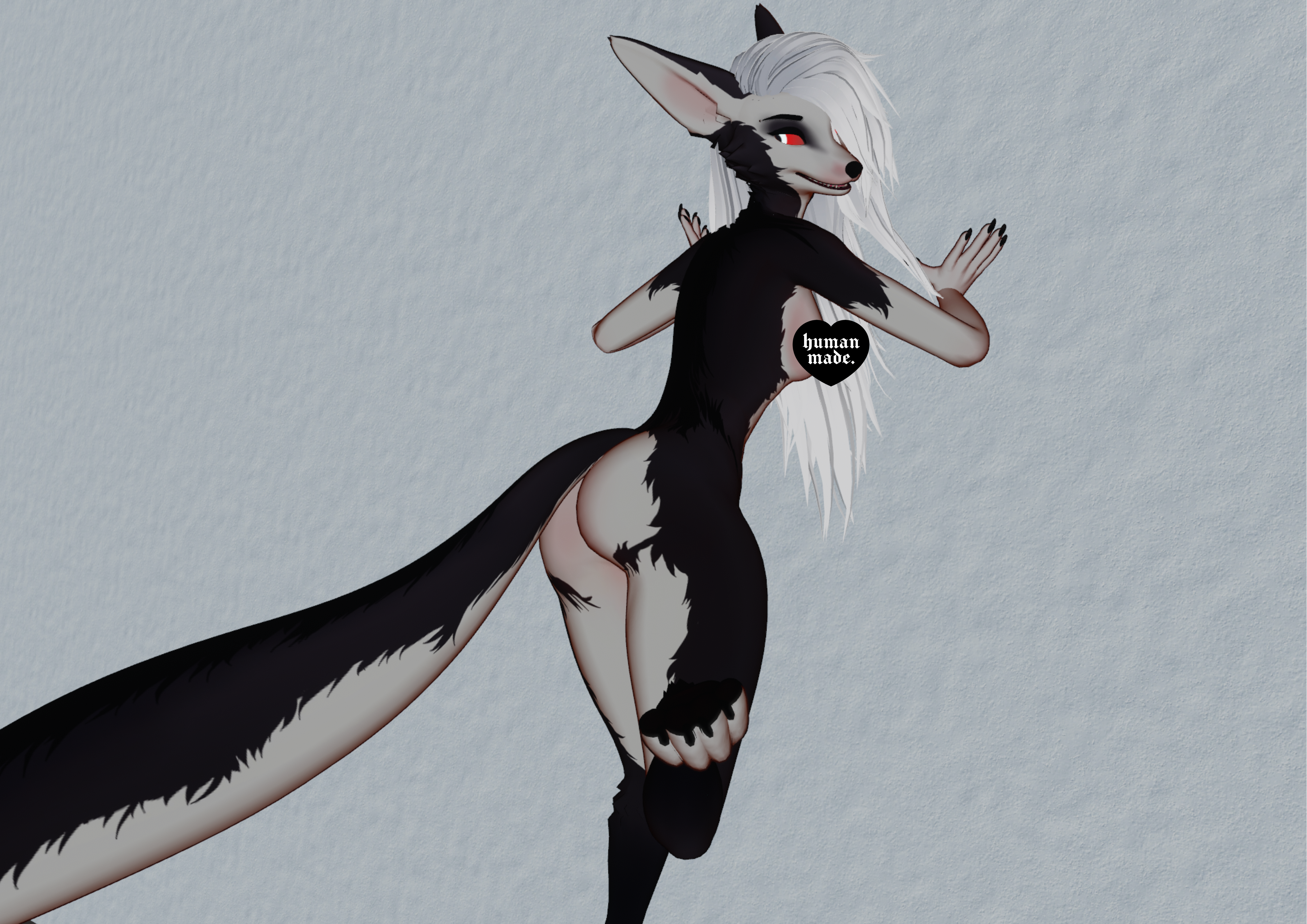 Loona Manned Wolf Lady by Nechromaxyz texture