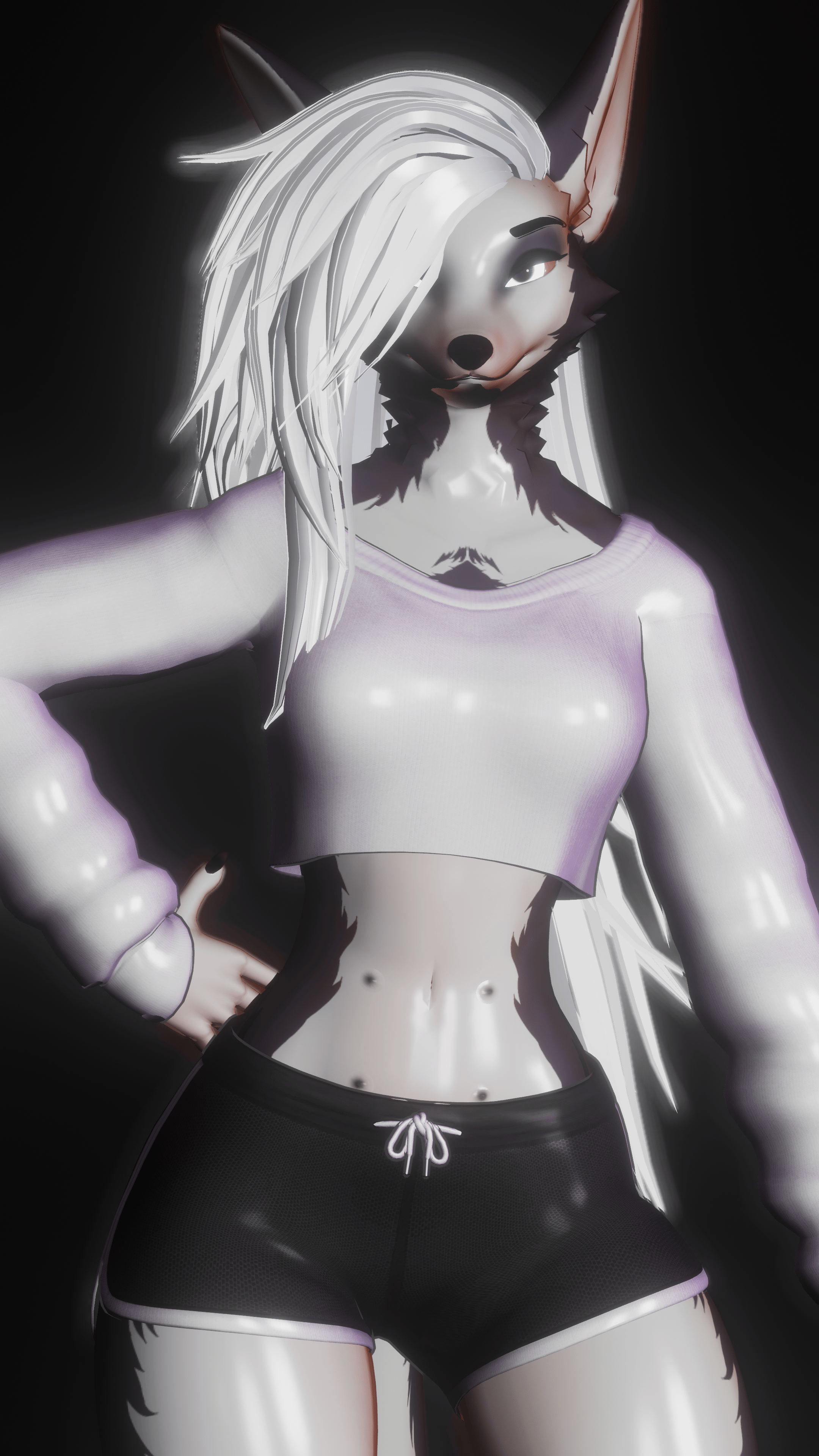 Loona Manned Wolf Lady by Nechromaxyz texture