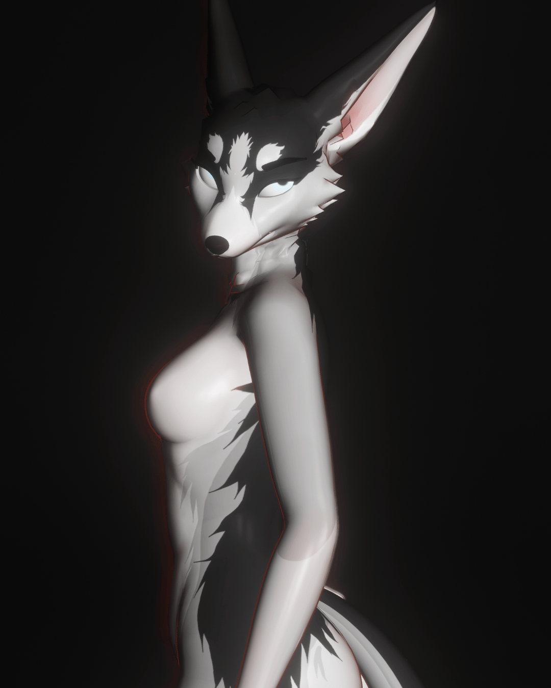 Maned Wolf Lady by Nechromaxyz Husky texture
