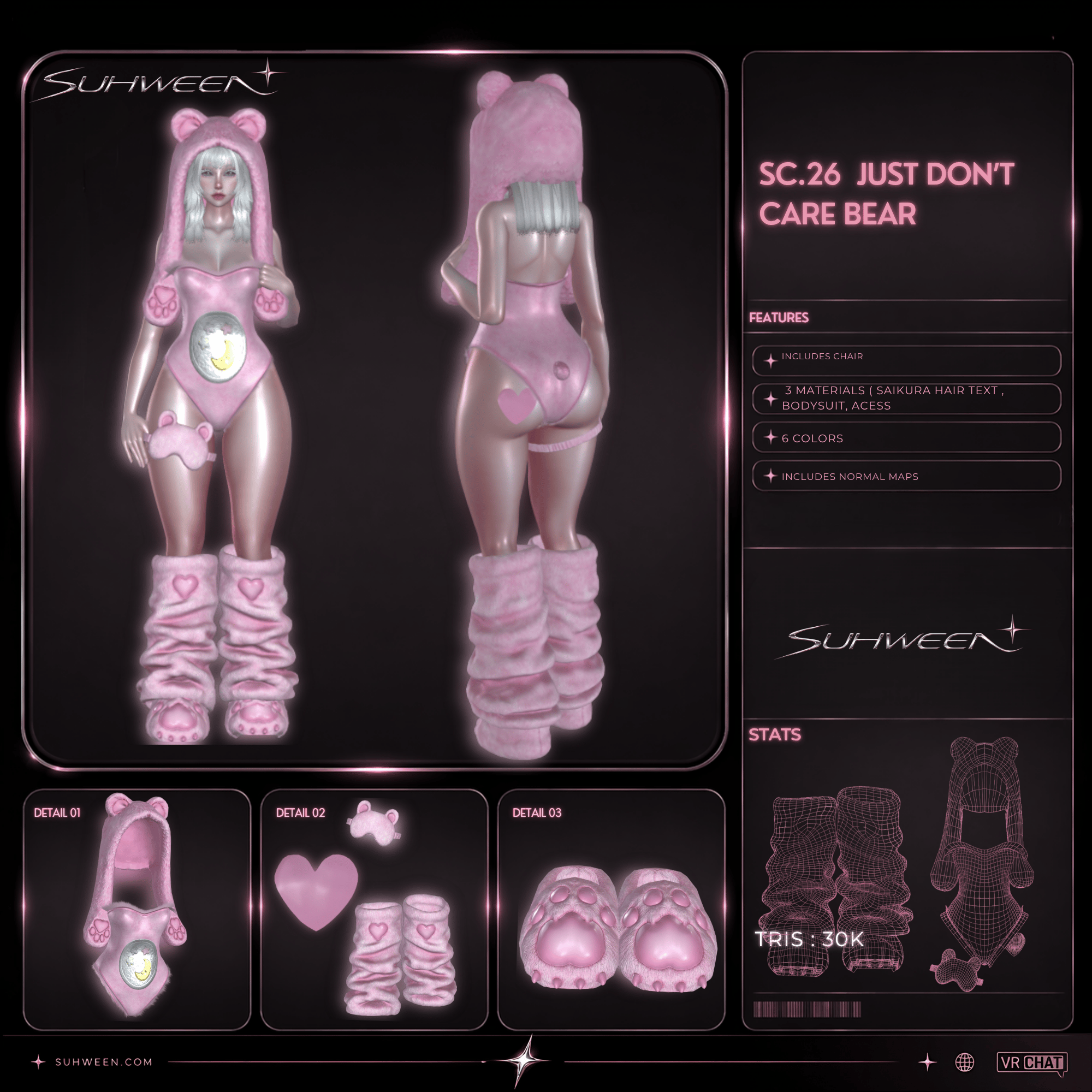 SC.26 Just Dont Care Bear