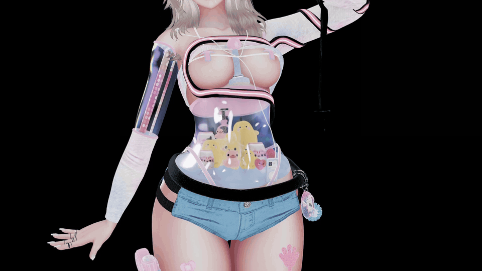 GIGI ♡ Arcade Girl | PC Only Avatar | VRChat