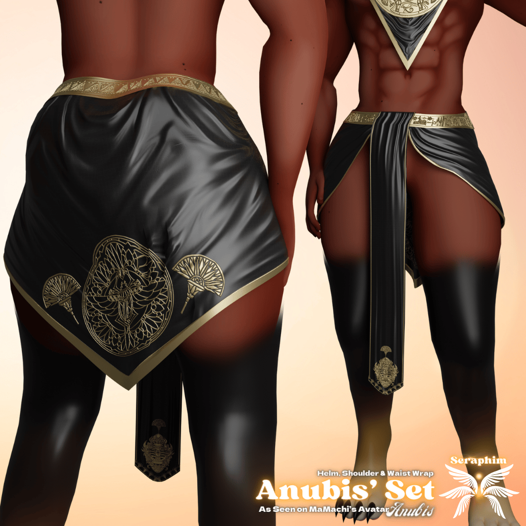 Male Anubis Helmet and Clothing