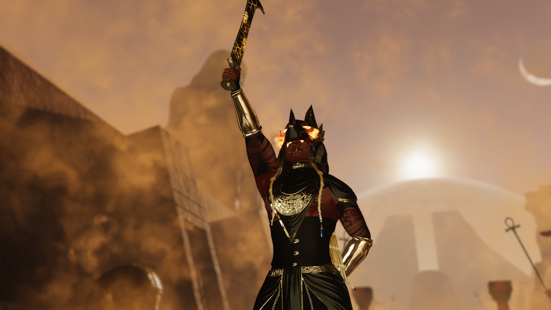 Male Anubis Helmet and Clothing