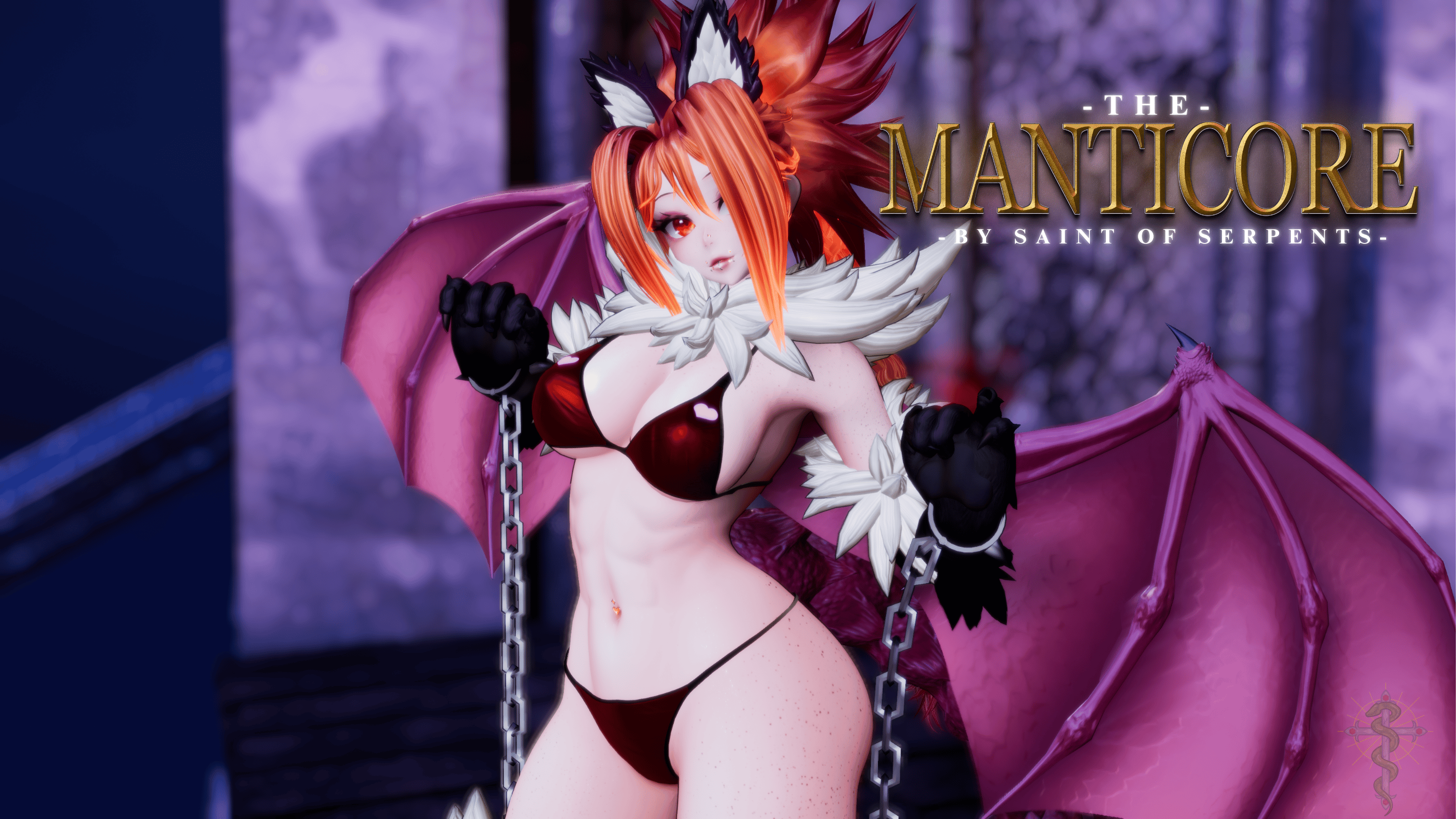 The Manticore | QUEST | TAIL SPS | Female | Opti | VRCFT & VRCFury | PCS+SPS