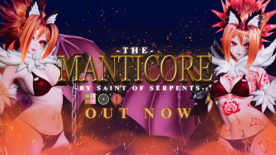 The Manticore | QUEST | TAIL SPS | Female | Opti | VRCFT & VRCFury | PCS+SPS