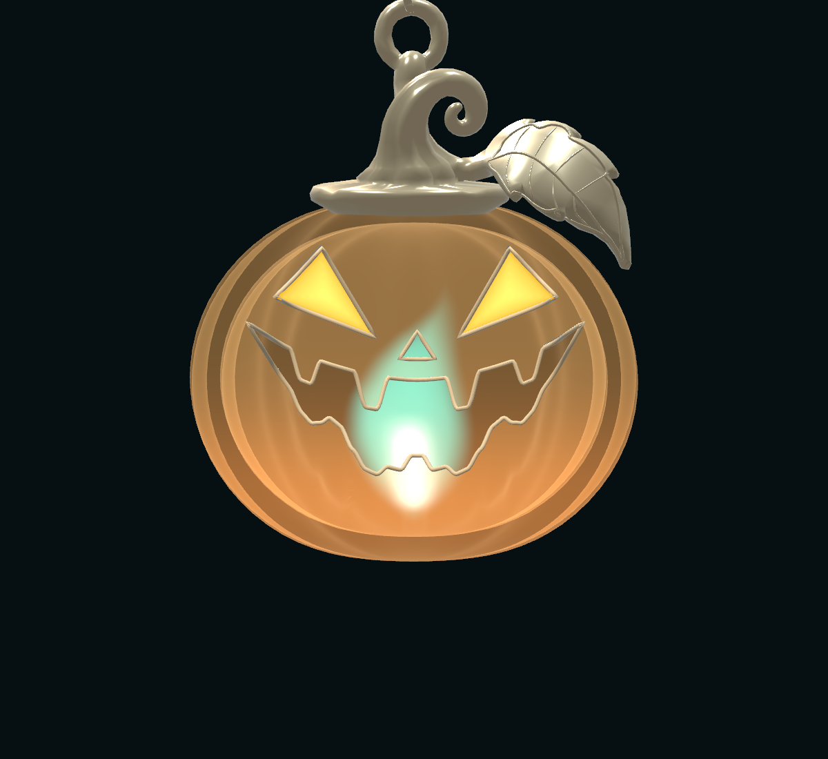 Halloween Wisp Lantern | Pumpkin Bracelet & Orbiting Wisp | PC VRChat
