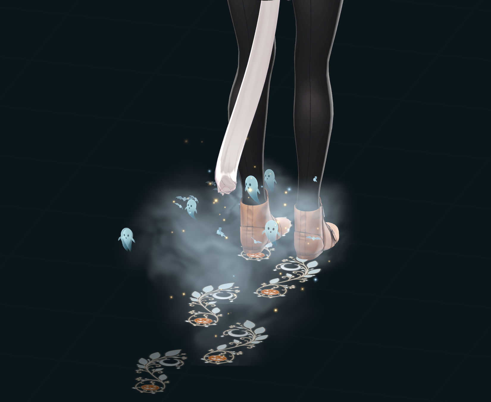 Halloween Collection | 3-in-1 Bracelet, Earring & Footsteps | Shinano | PC VRChat