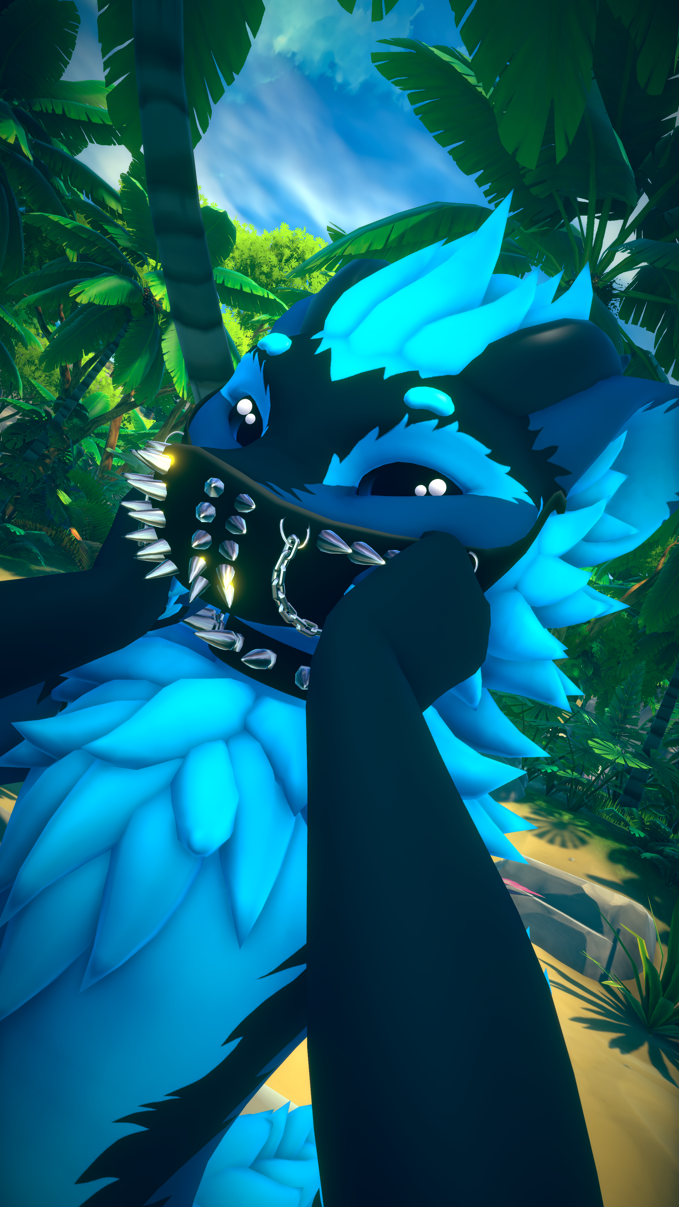 Punk Nardoragon Accessories - Mask and Choker