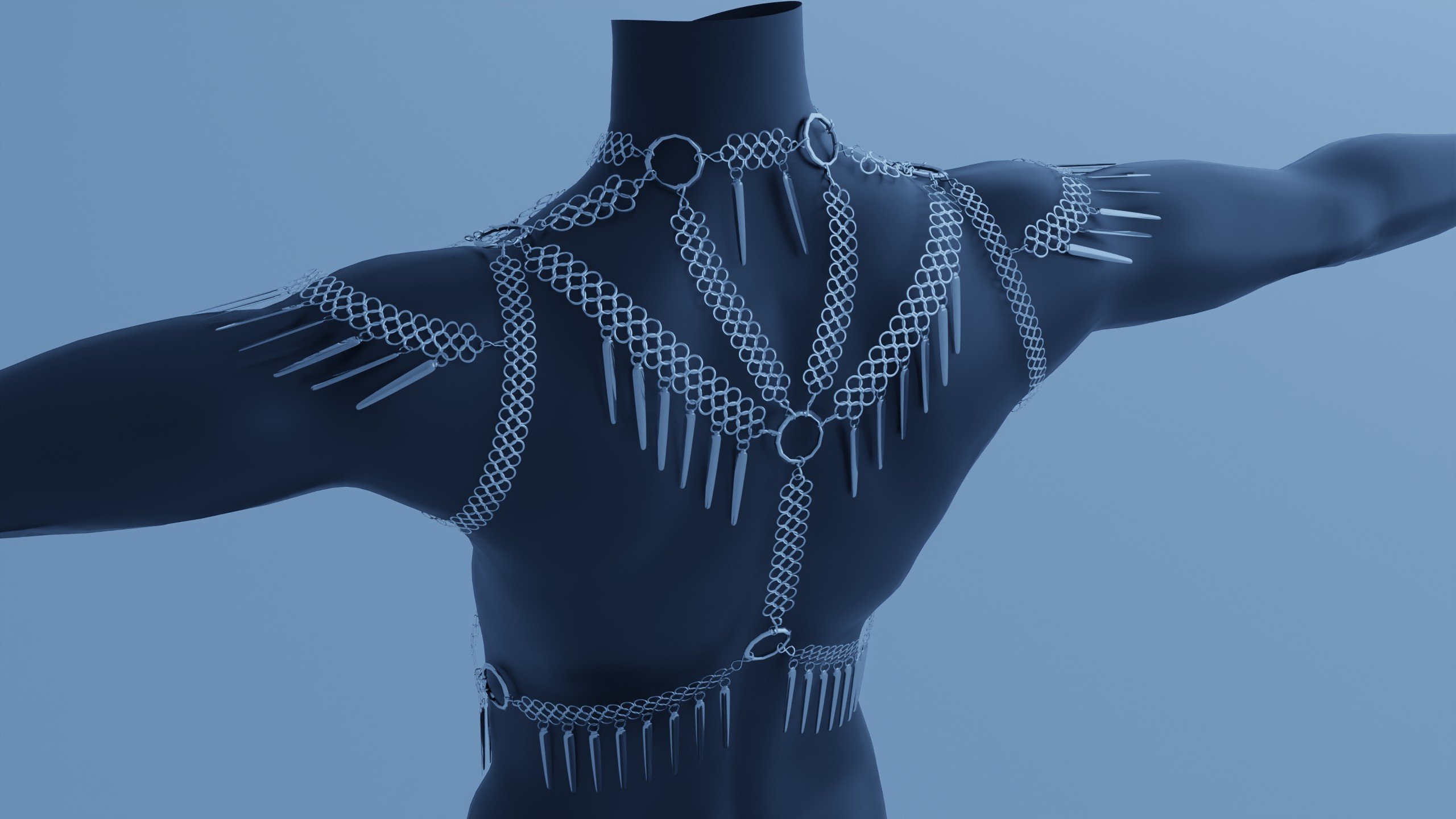 Male Chained Suit