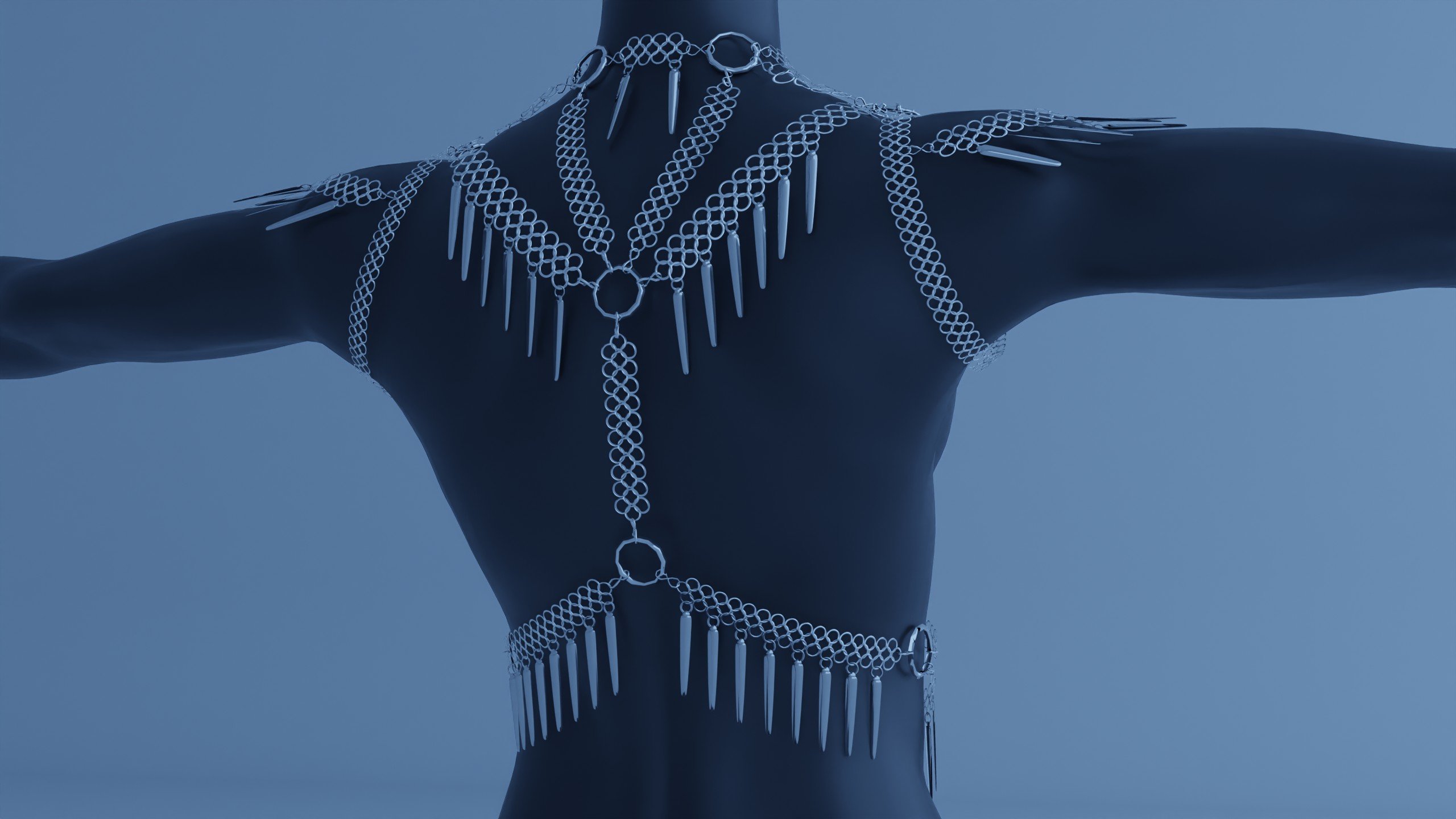 Male Chained Suit
