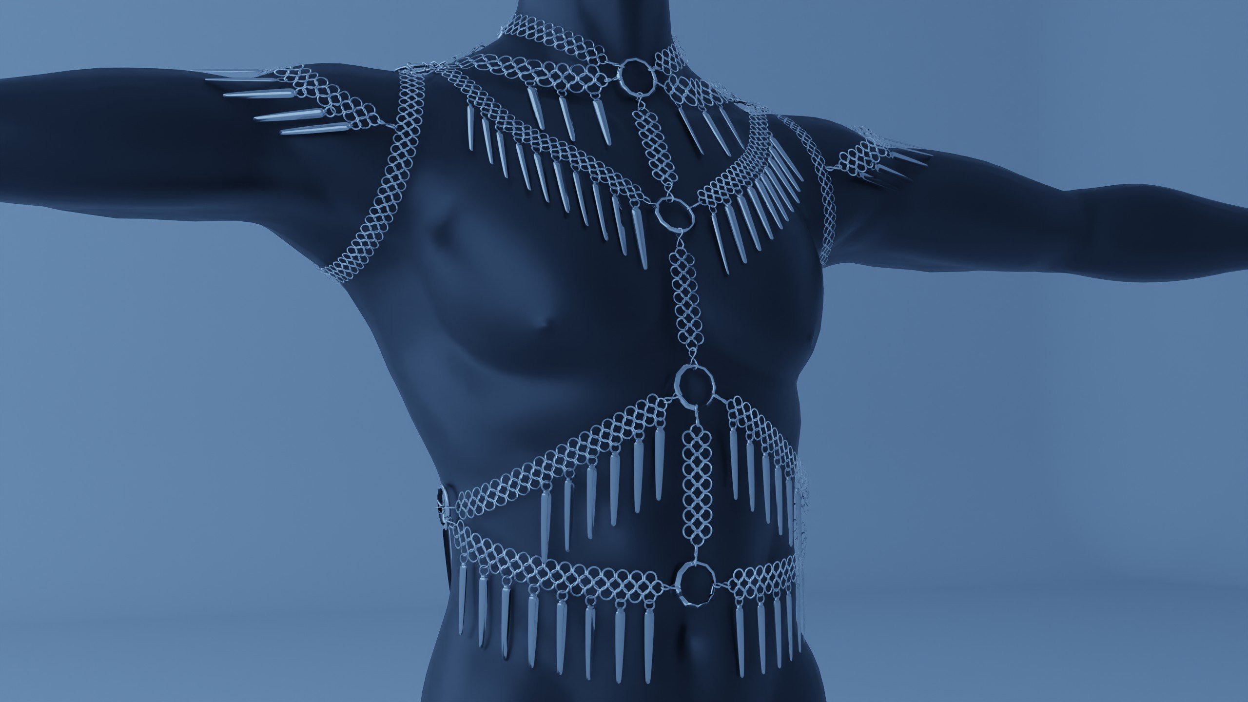 Male Chained Suit