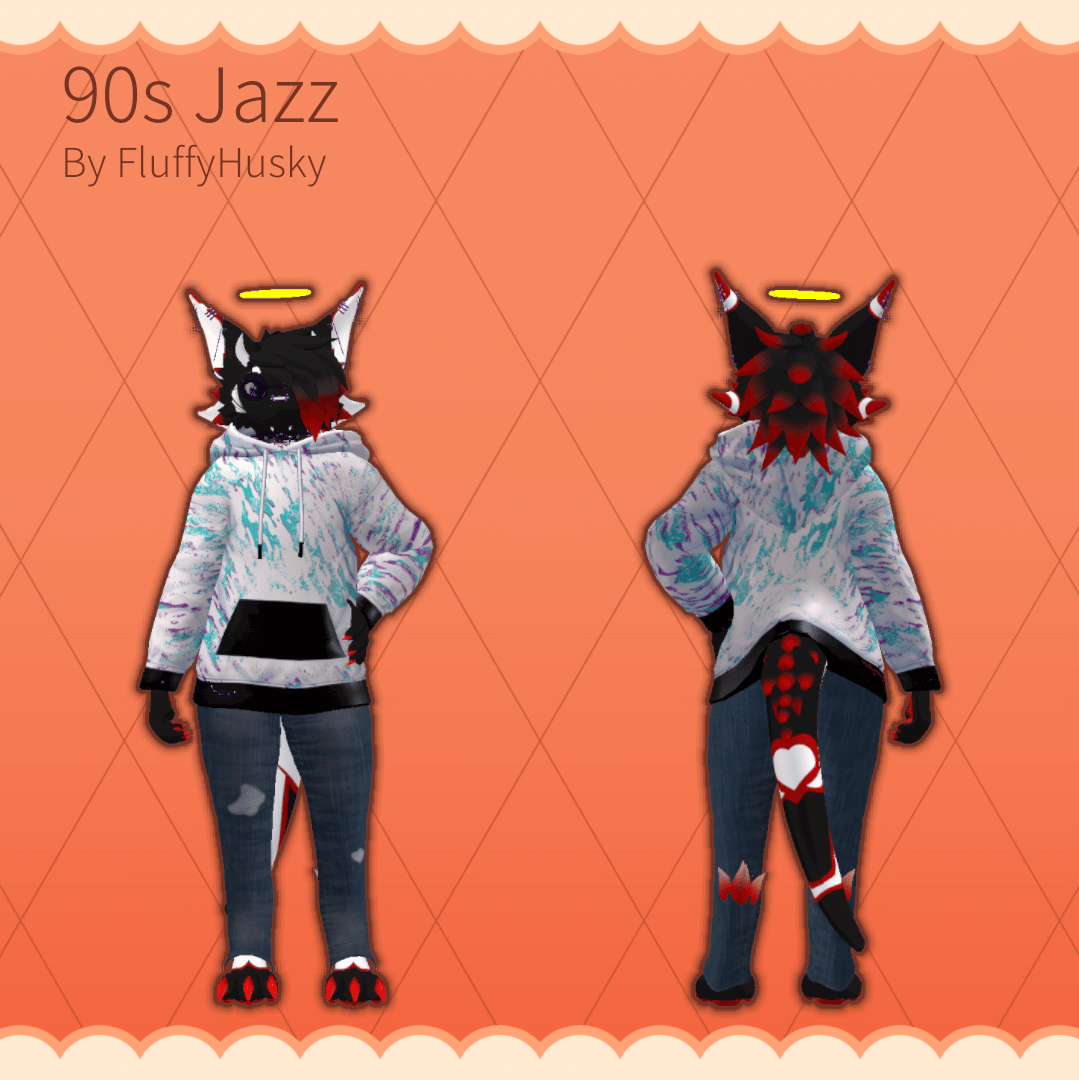 90s Hoodie - Vroid Hoodie texture