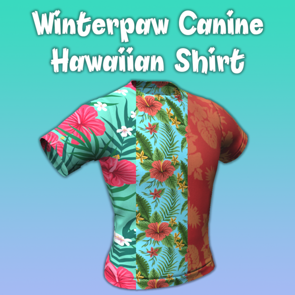 VRChat Winterpaw Canine - Hawaiian Shirts Pack (Textures)