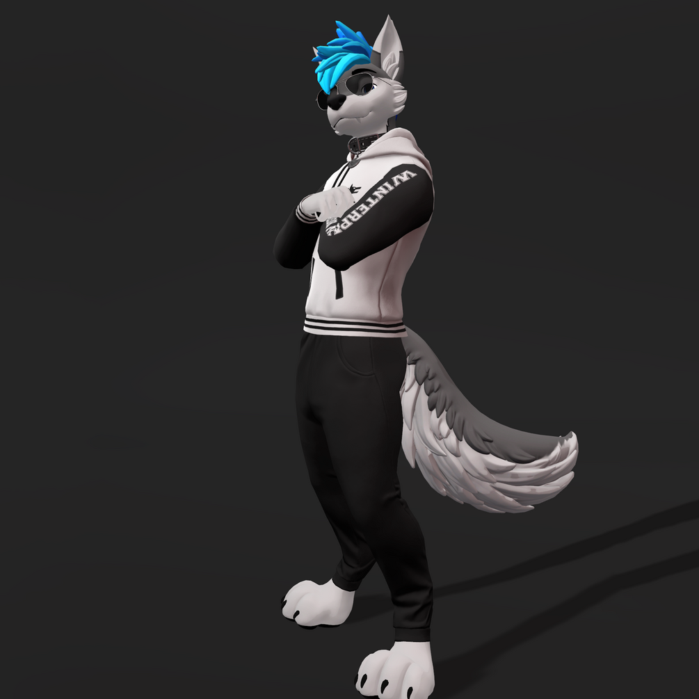 Winterpaw Canine - Varsity Hoodie Texture