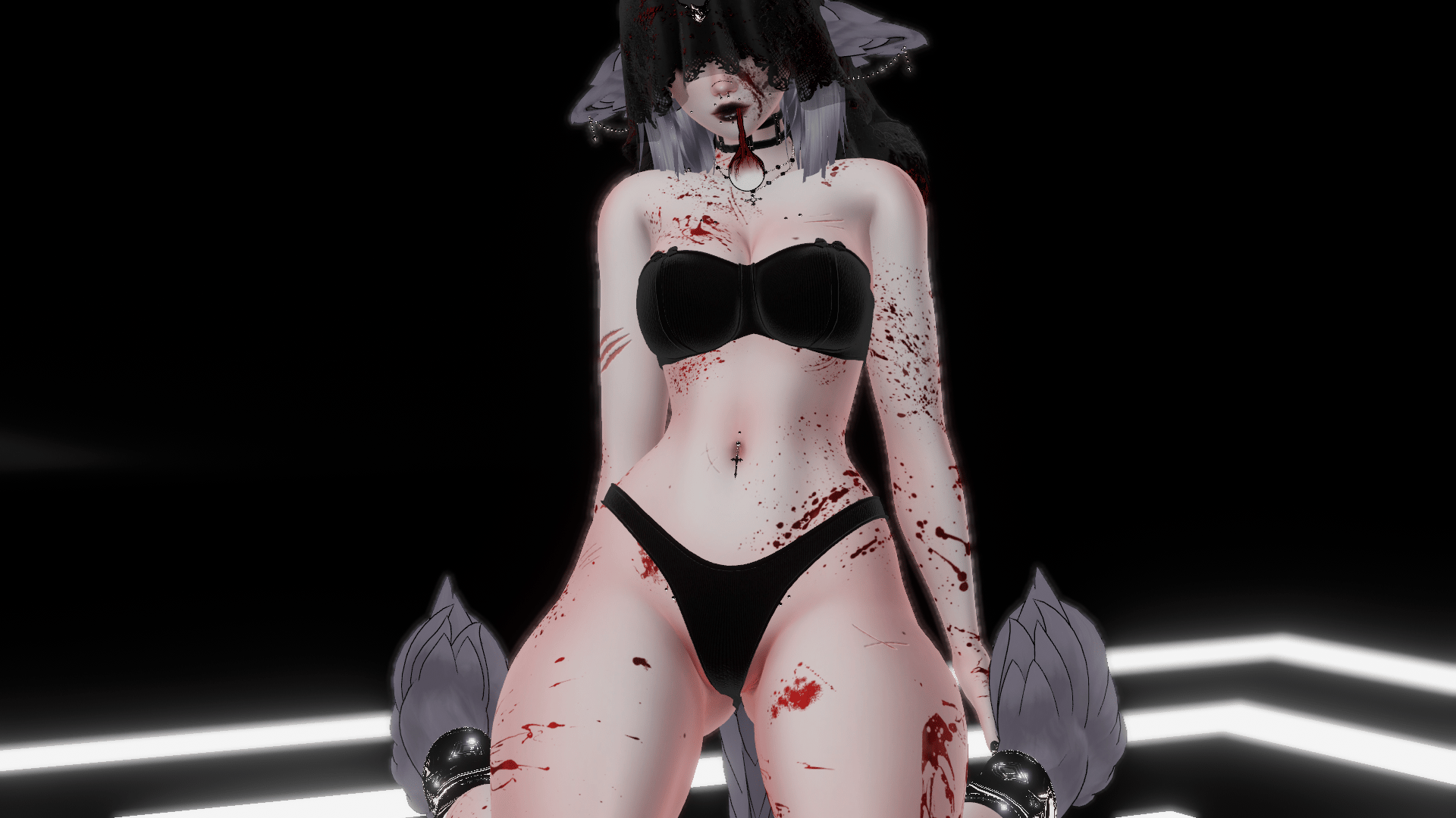 Slimfit Blood Texture