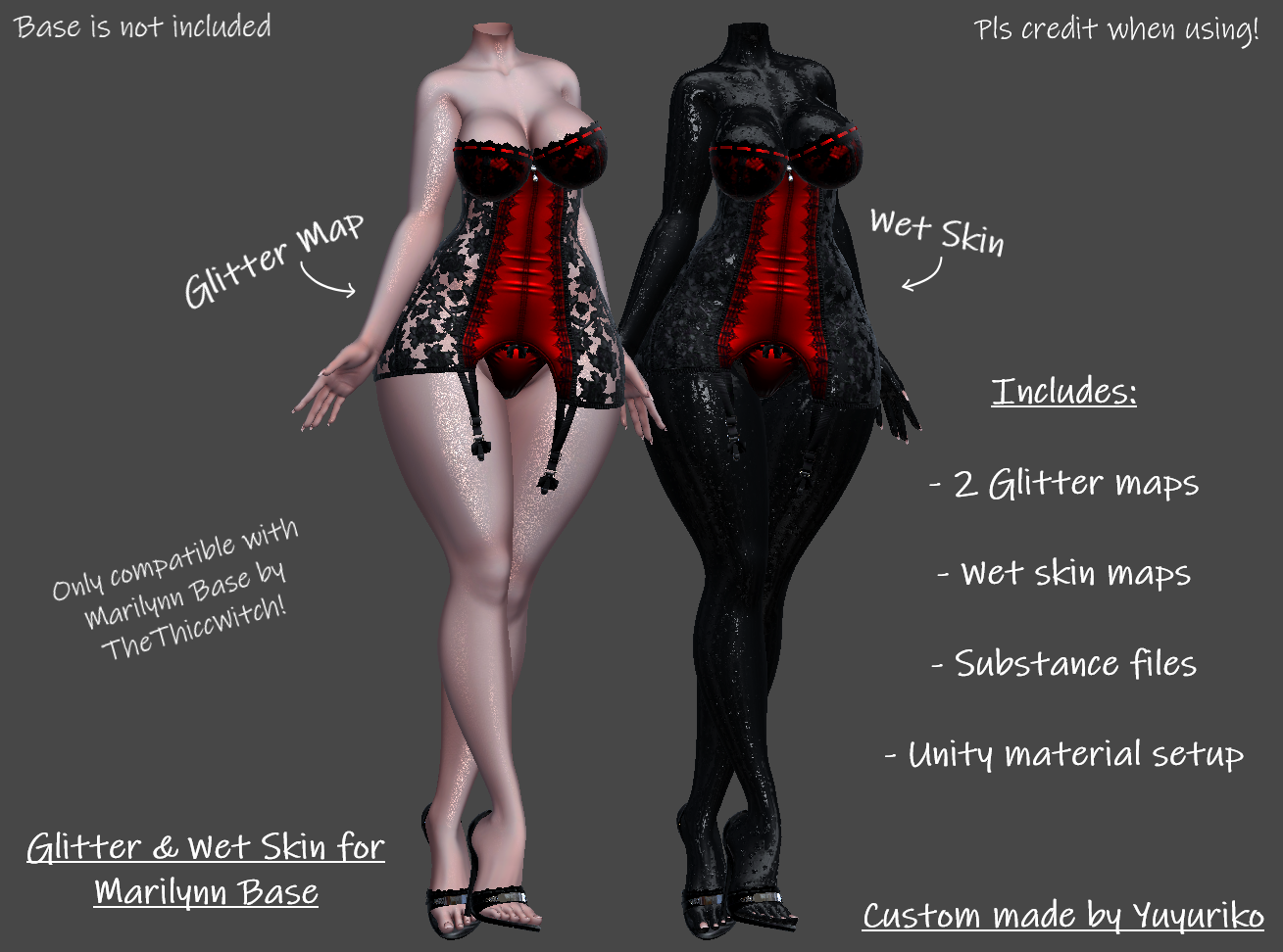 Marilynn Glitter & Wet