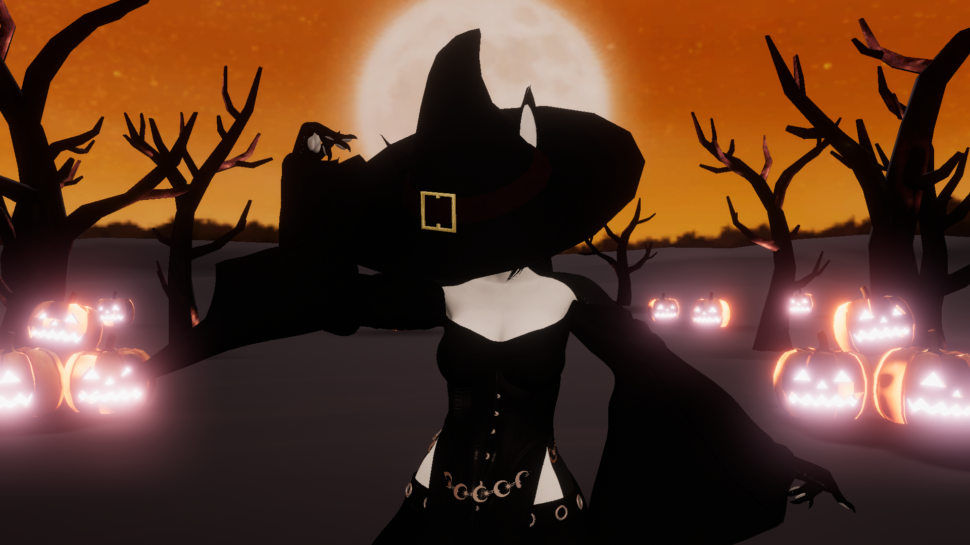 Vivien the Goth Witch | Halloween avi | PC/Q