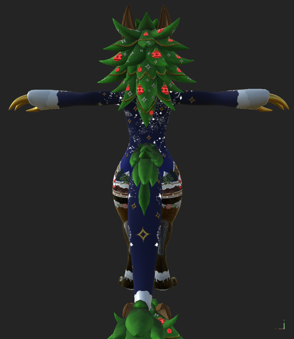 Wickerbeast Texture - "Hot CocoaBeast" - Christmas Wicker!