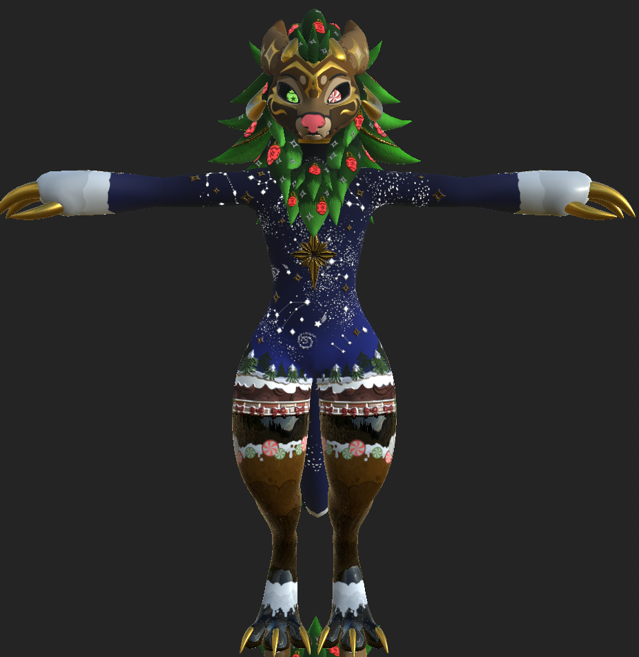 Wickerbeast Texture - "Hot CocoaBeast" - Christmas Wicker!