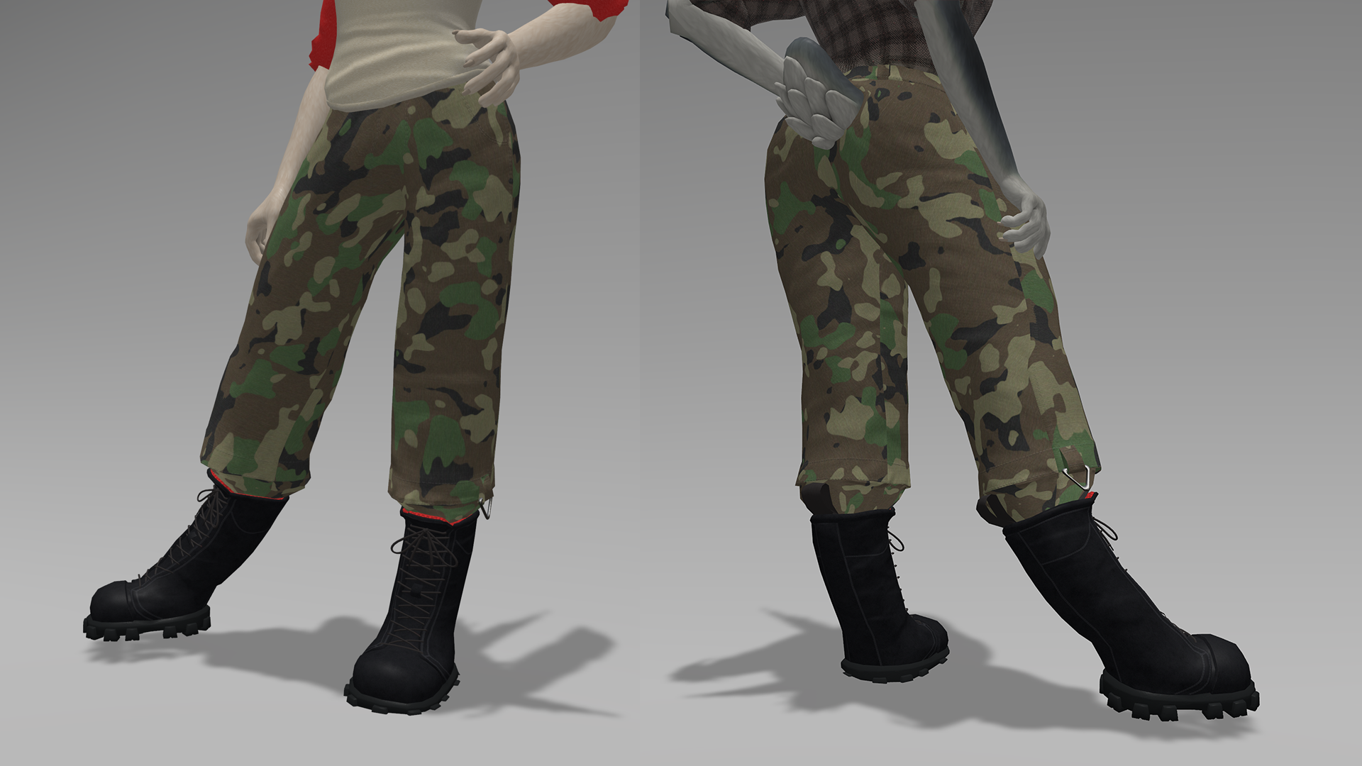 Combat boots for RoverRabbit