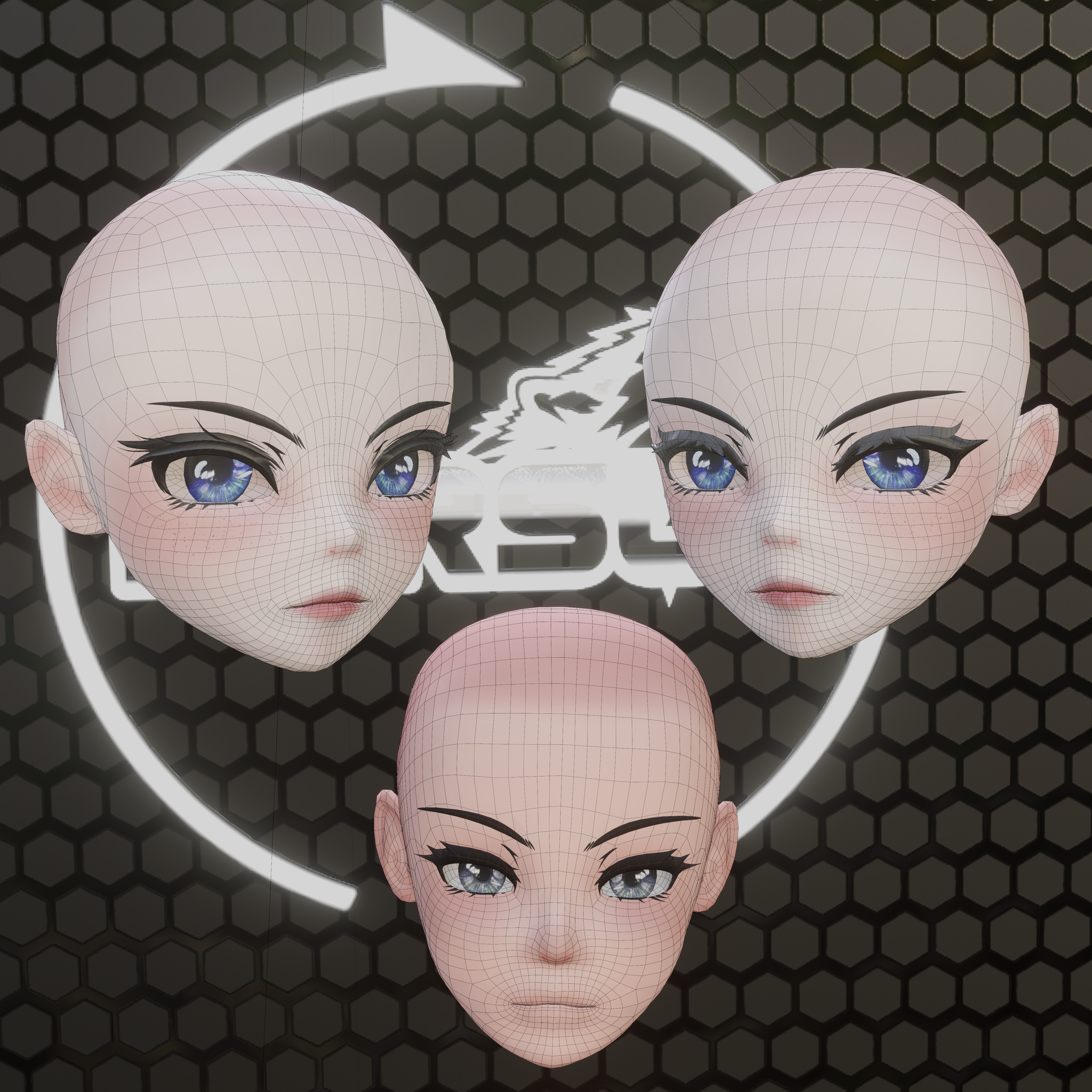 Pursu's Anime Face Pack v2 With Face Tracking