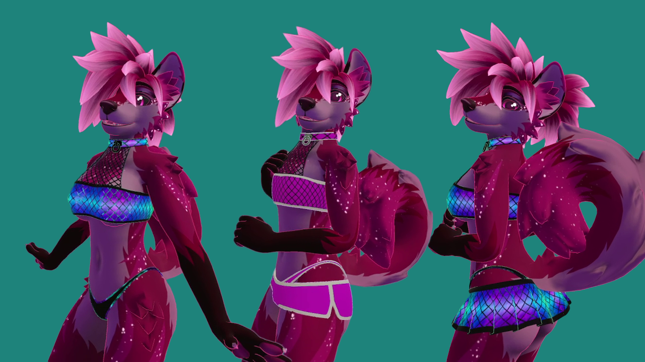 Astrawolf Fem Fit and Socks (VRCFury Compatible)