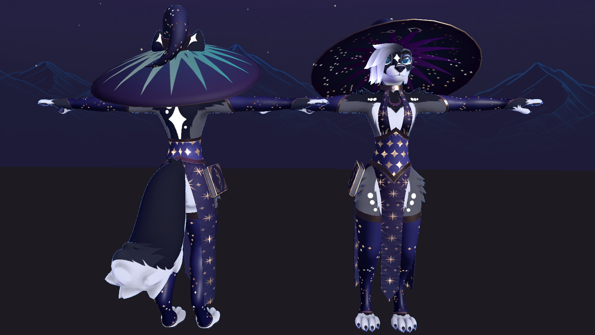 Astrawolf Starry Witch outfit